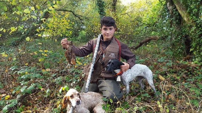 Des Plaines De Berloch - belle journée de chasse avec gigi et lizy 